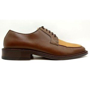Massimo Emporio Brown Leather Lace Up Dress Oxfords Shoes Men's 11 D